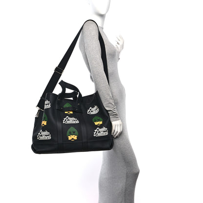 Louis Vuitton X NIGO Taurillon Duck Trolley Tote Black 2 of 10
