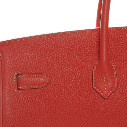 Hermes Taurillon Clemence Birkin 40 Bougainvillea Rubis 24 of 27