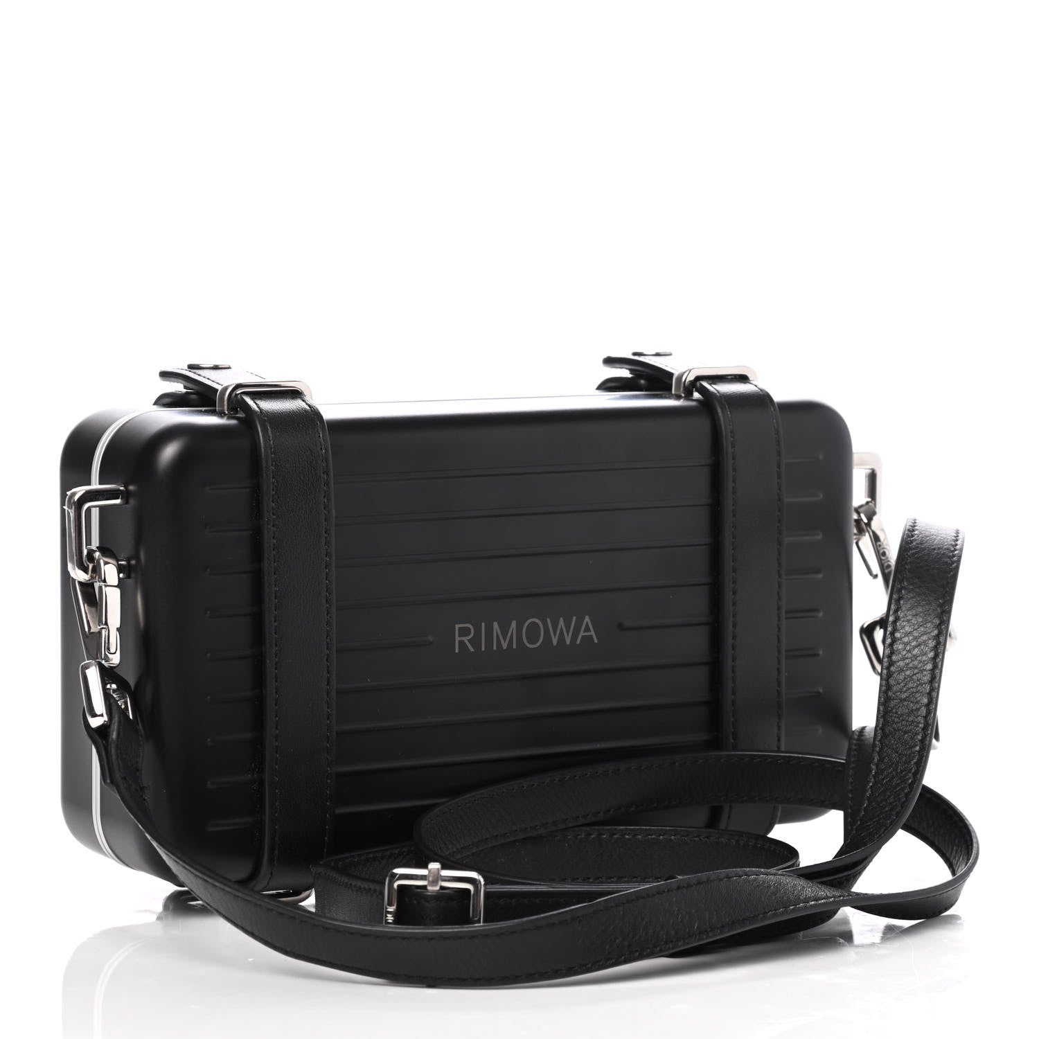 Christian Dior X RIMOWA Aluminum Personal Clutch On Strap Black 2 of 4