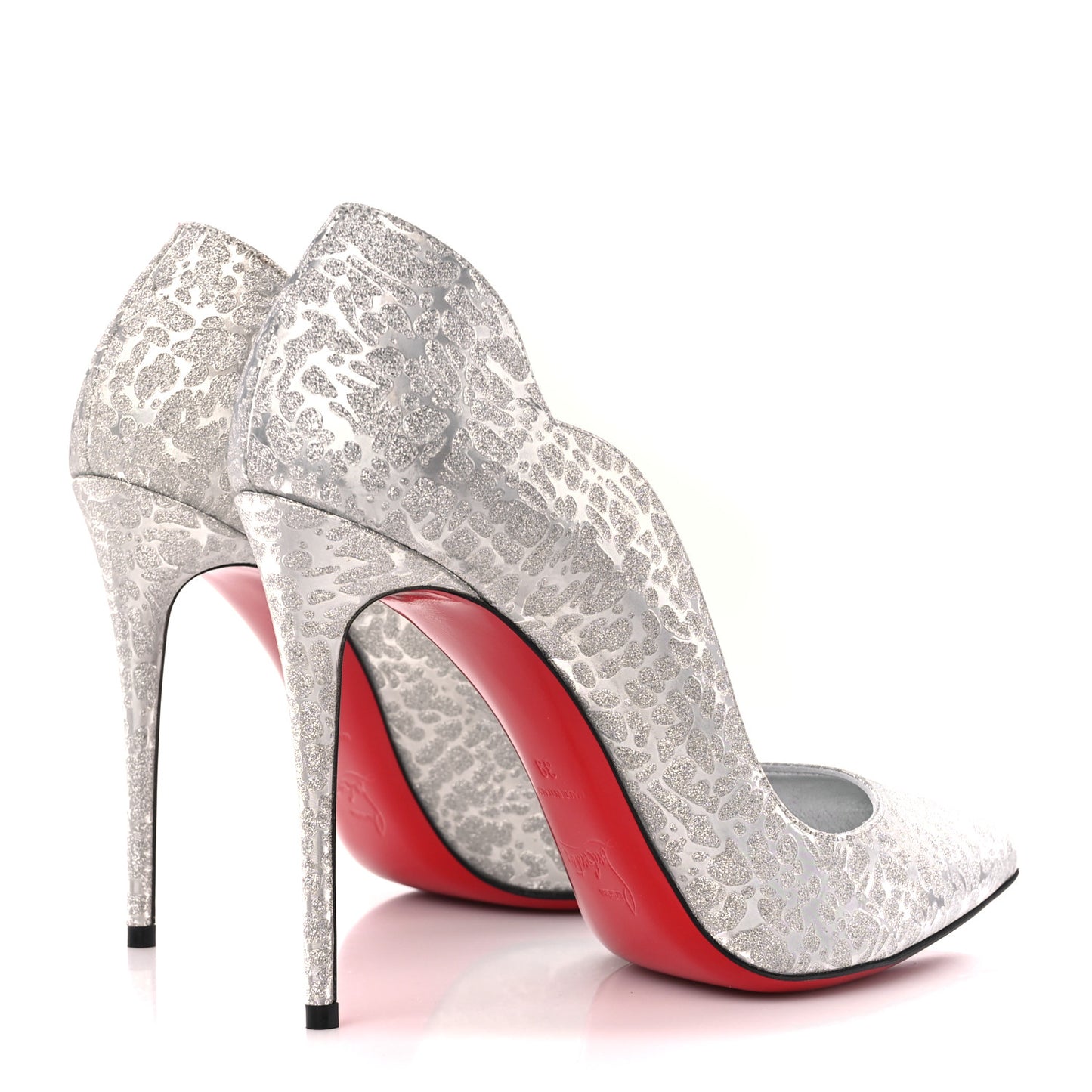 Glitter Specchio Hot Chick 100 Pumps 39 Silver