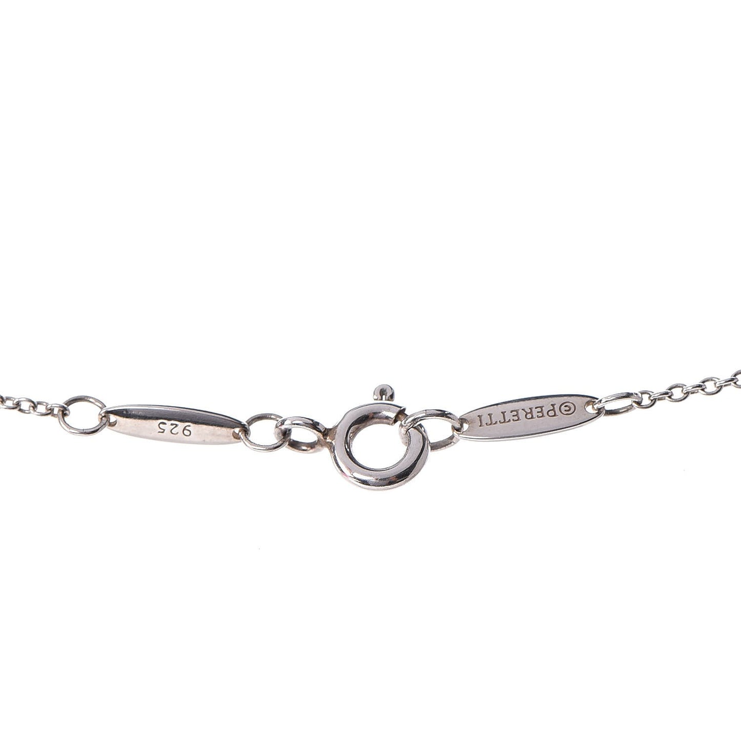 Sterling Silver Diamond .21ctw Elsa Peretti Diamonds by the Yard Seven Station Necklace