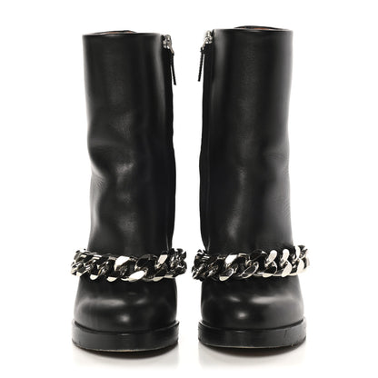 Givenchy Calfskin Mibotte Chain Boot 35 Black 2 of 12