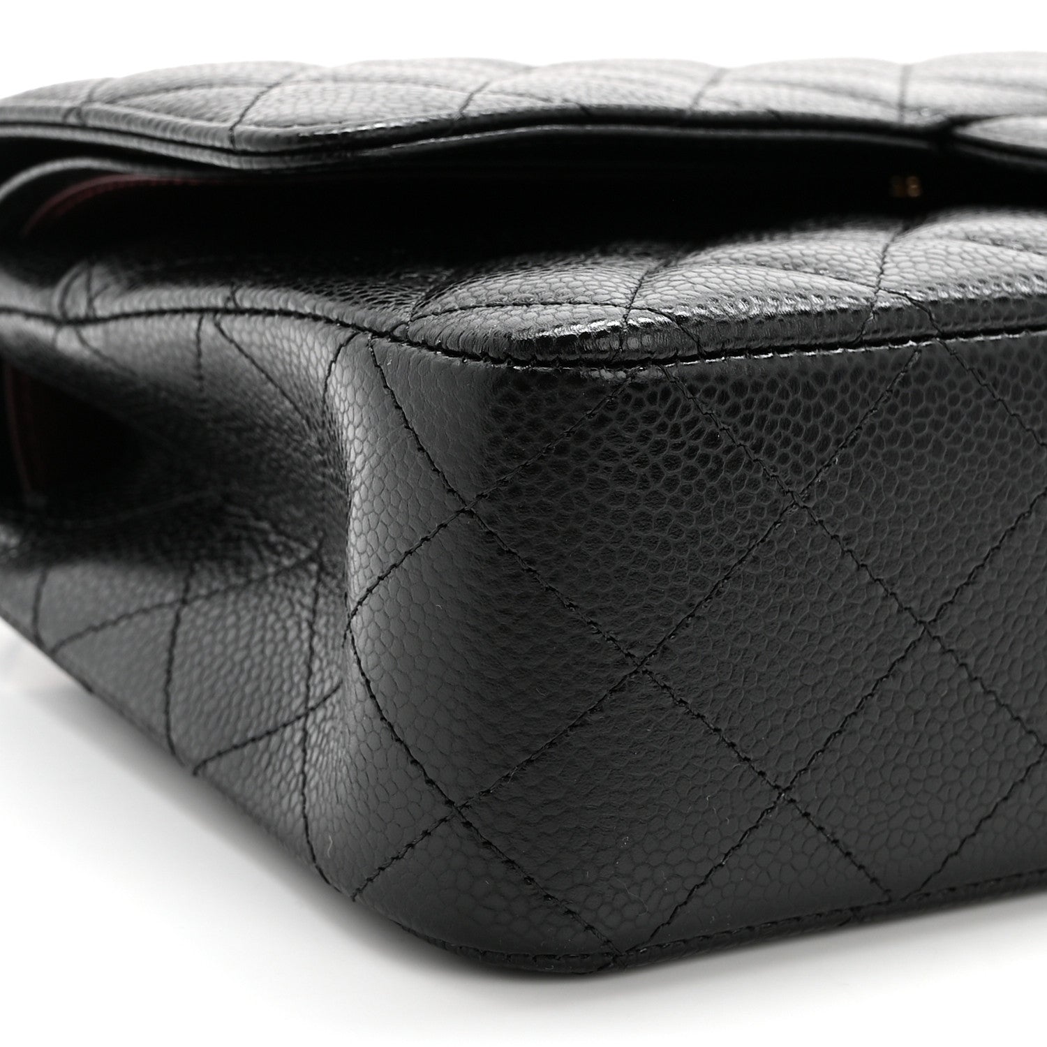 Chanel Caviar Quilted Medium Double Flap Black 9 of 11