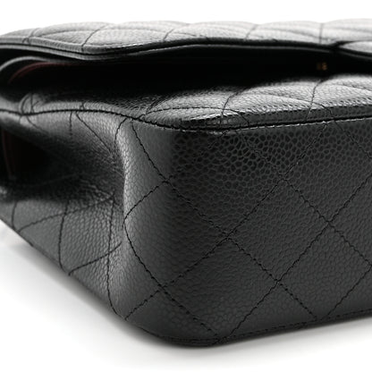 Chanel Caviar Quilted Medium Double Flap Black 9 of 11