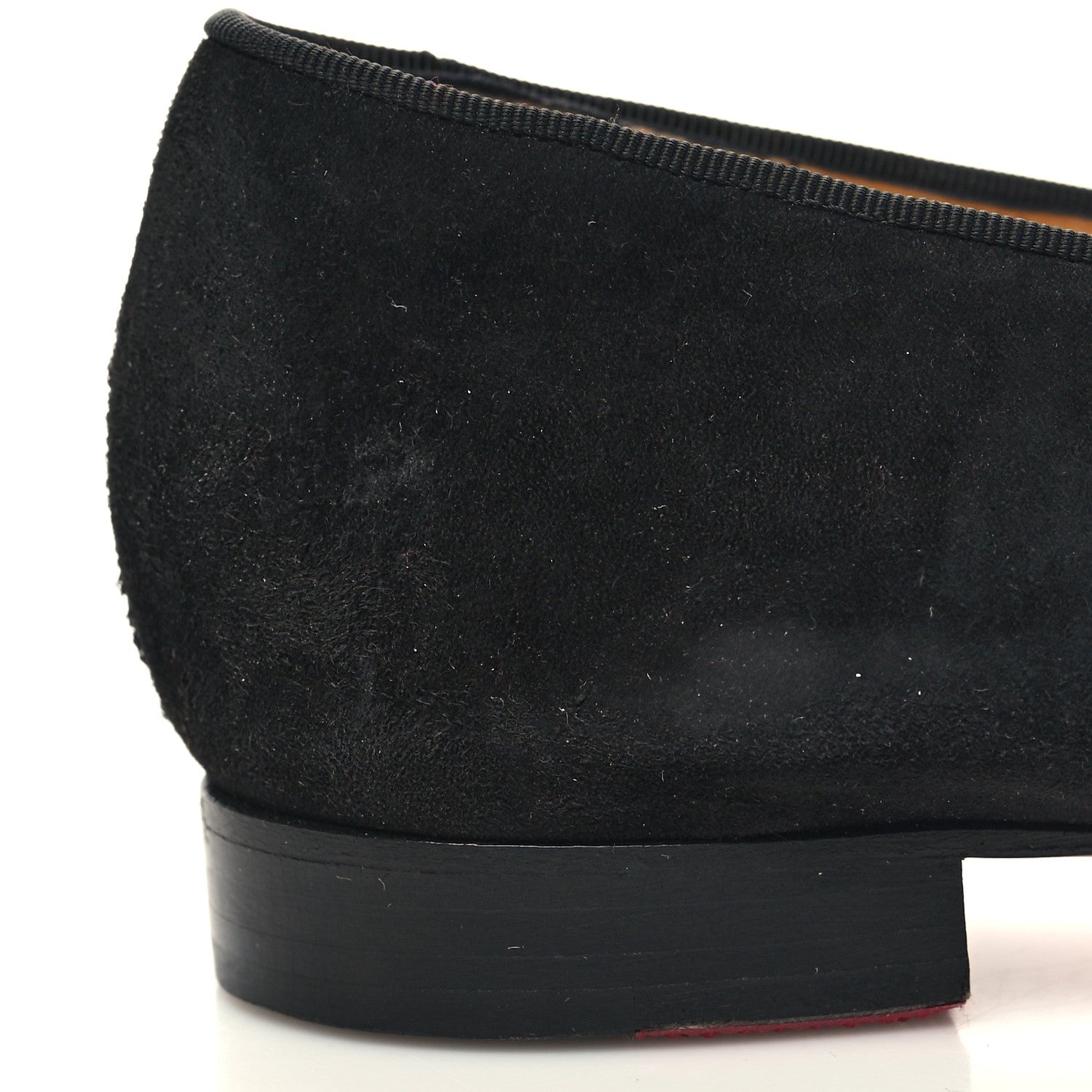 Christian Louboutin Velvet Womens Ascot Girl Loafers 38 Black 8 of 8