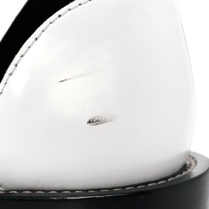Balenciaga Brushed Calfskin Ceinture Ankle Boots 37 White 9 of 9