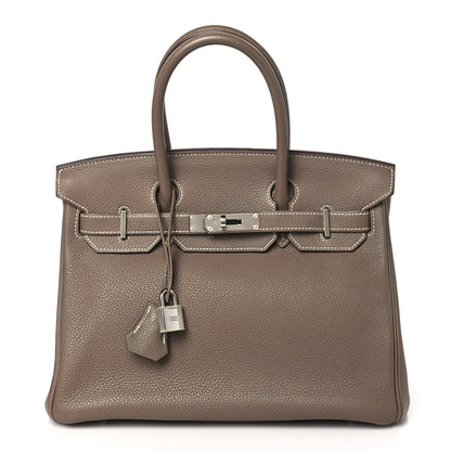 Hermes Togo Birkin 30 Etoupe 1 of 12