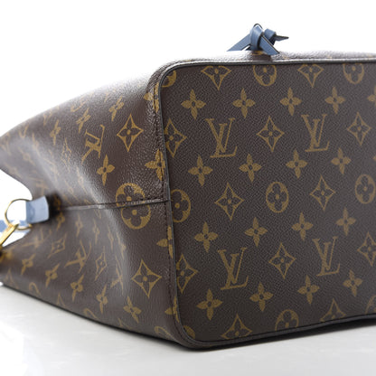 Louis Vuitton Monogram Neonoe MM Blue Jean 6 of 8