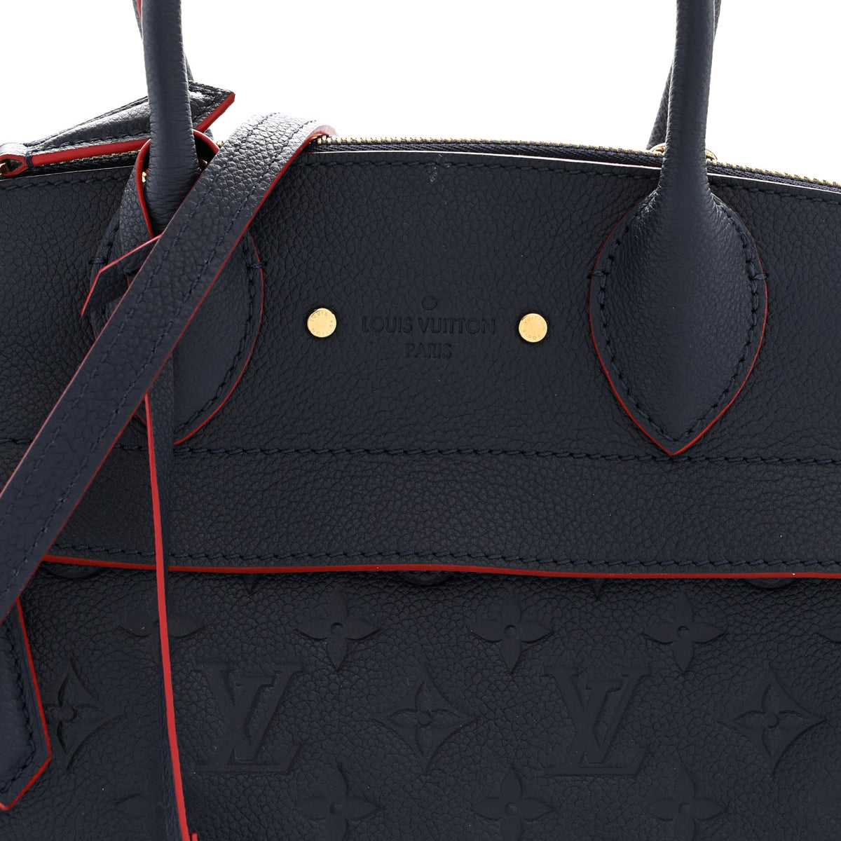 Louis Vuitton Empreinte Pont Neuf MM Marine Rouge 8 of 12