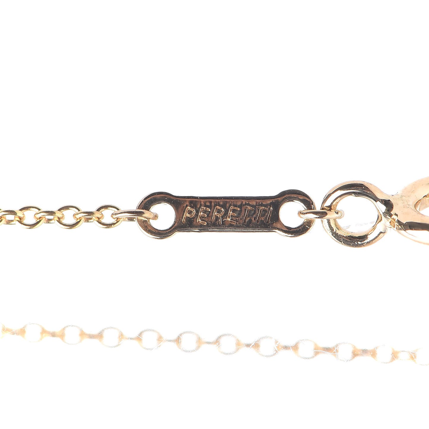 18K Yellow Gold 20mm Elsa Peretti Bean Pendant Necklace