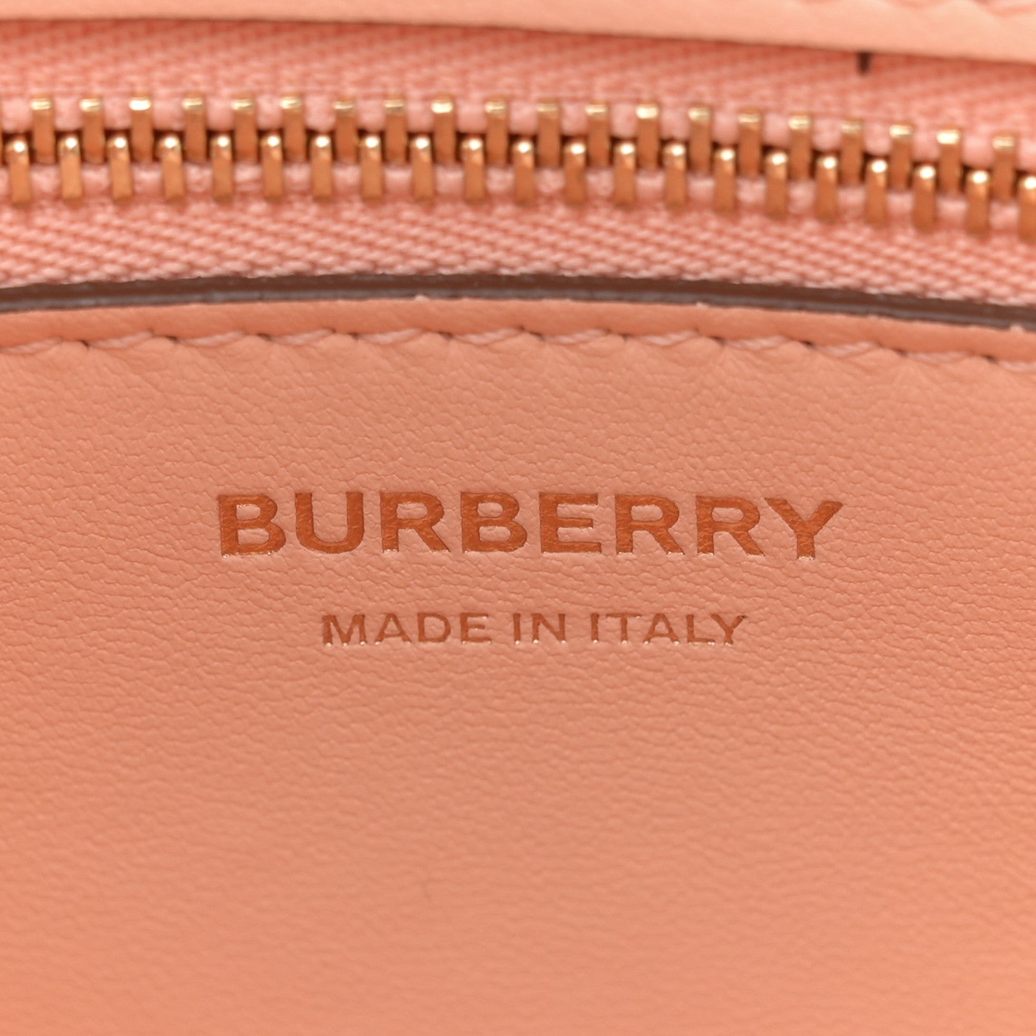 Burberry Grainy Calfskin Mini Frances Tote Peach Pink 6 of 11