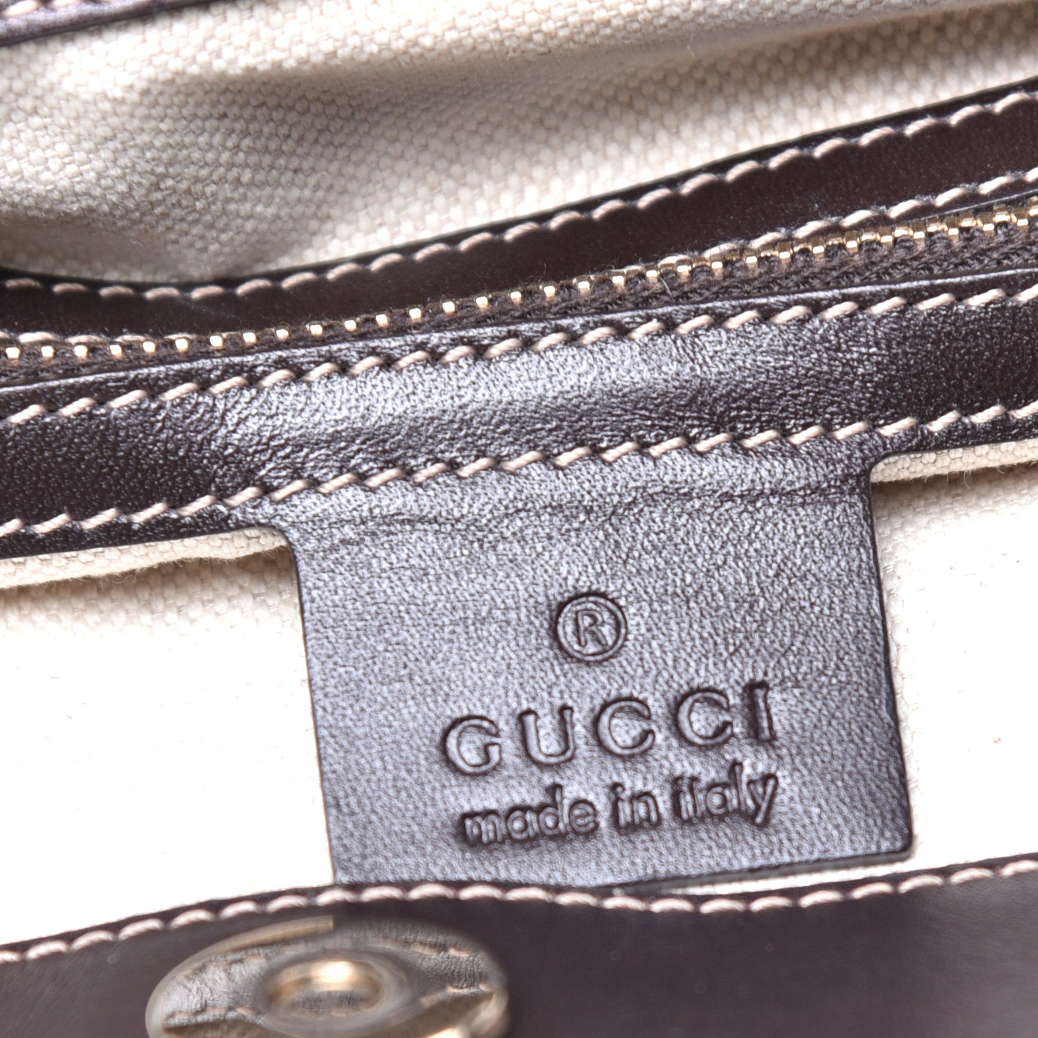 Gucci Monogram Web Medium Mayfair Tote Dark Brown 6 of 9