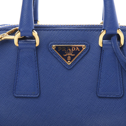 Prada Saffiano Lux Mini Promenade Tote Azzurro 9 of 9
