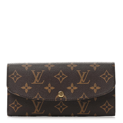 Louis Vuitton Monogram Emilie Wallet Rose Ballerine 1 of 5