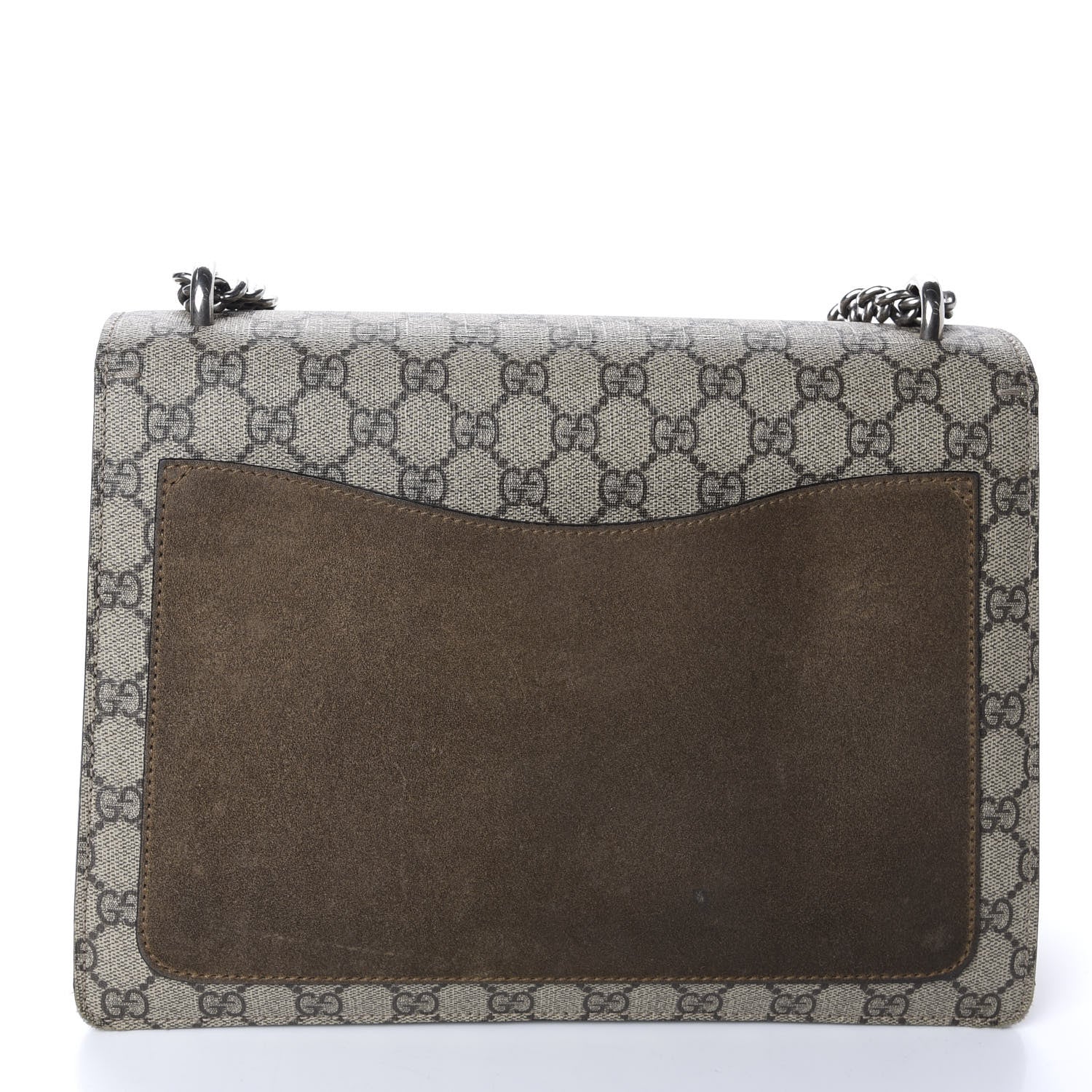 Gucci GG Supreme Monogram Medium Dionysus Shoulder Bag Taupe 4 of 13