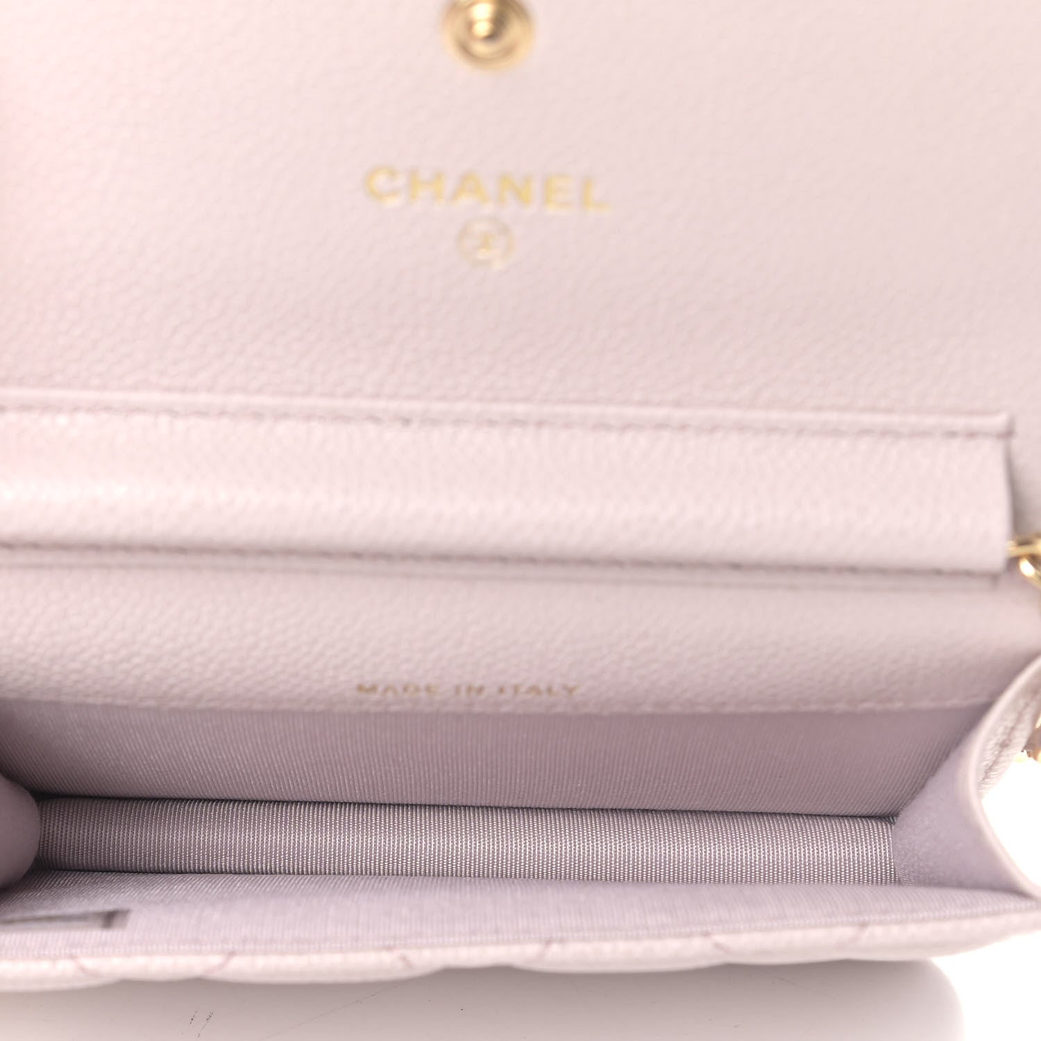 Chanel Caviar Quilted Miss Coco Clutch With Chain Light Purple 4 of 4