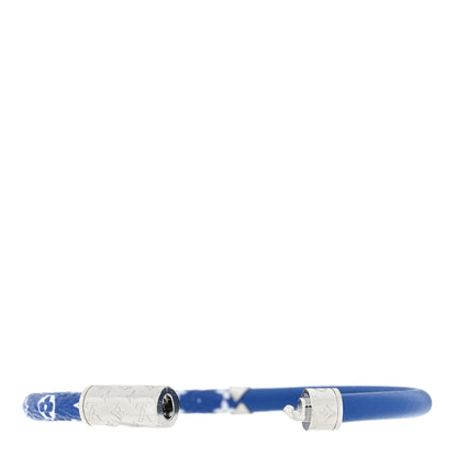 Louis Vuitton Monogram Daily Confidential Bracelet Blue 4 of 4