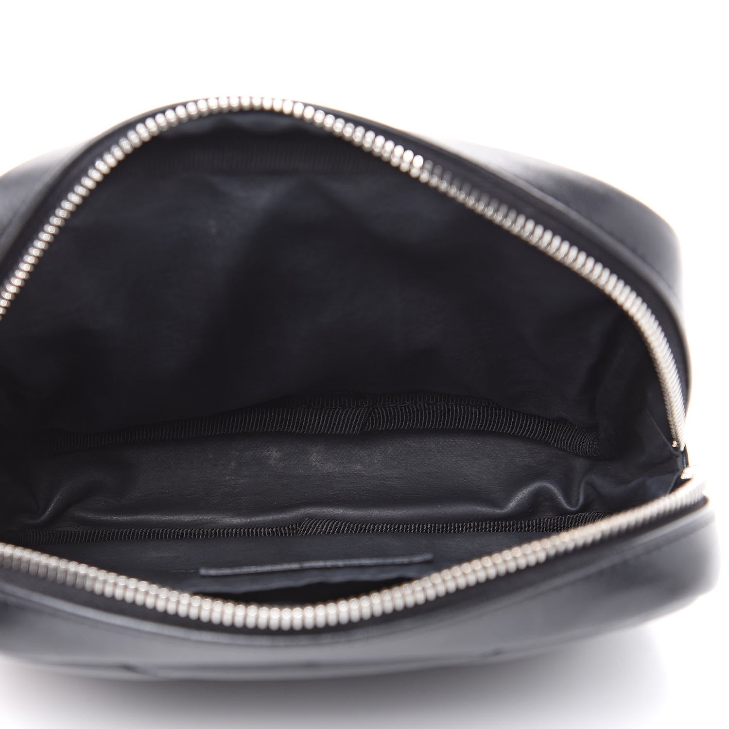 Saint Laurent Lambskin Y Quilted Monogram Loulou Cosmetic Case Black 5 of 11