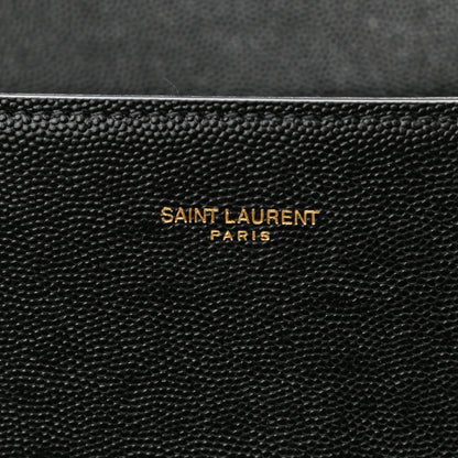 Saint Laurent Grain de Poudre Medium Classic Monogram Cassandra Top Handle Black 6 of 9