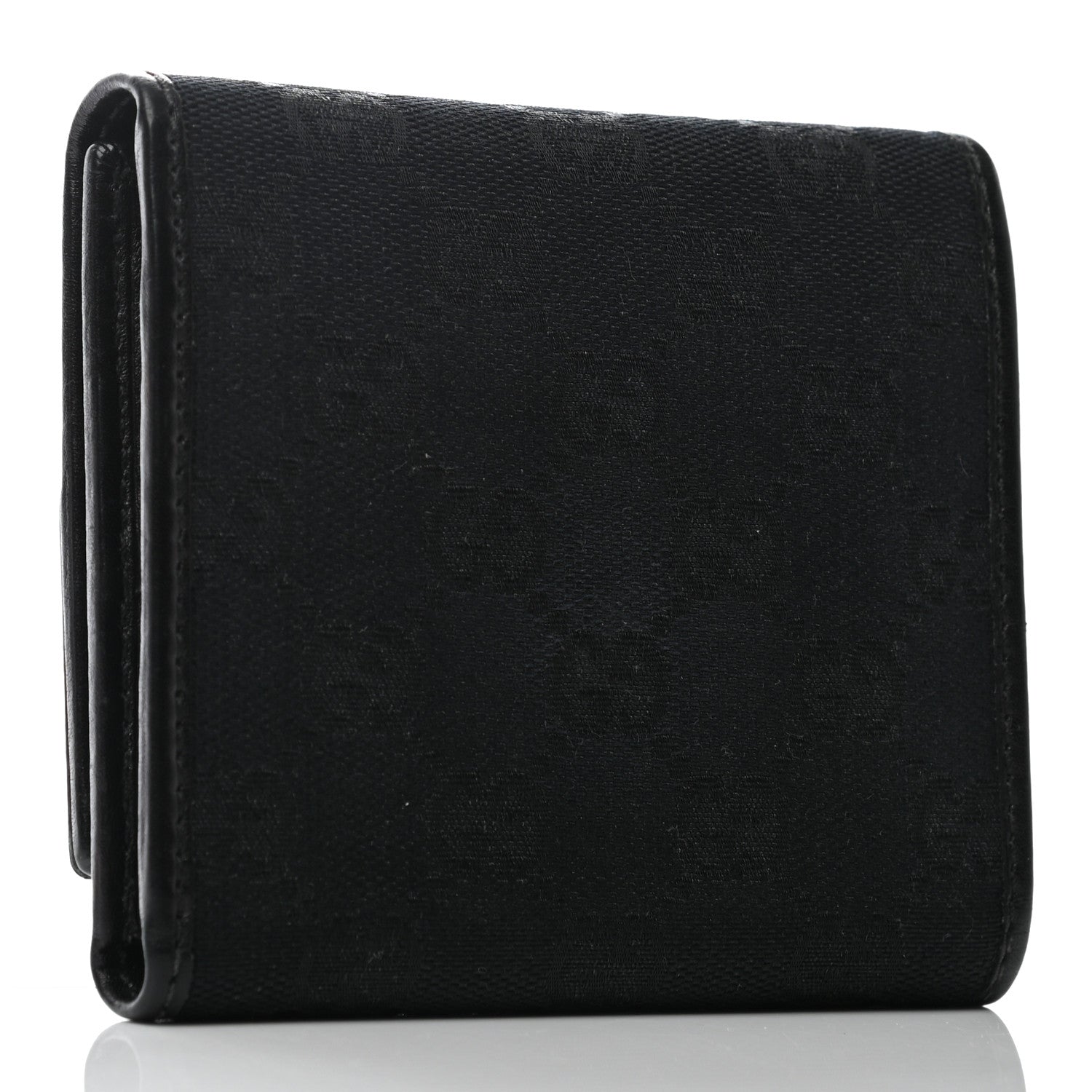 Gucci Monogram Britt Tri Fold Wallet Black 3 of 7