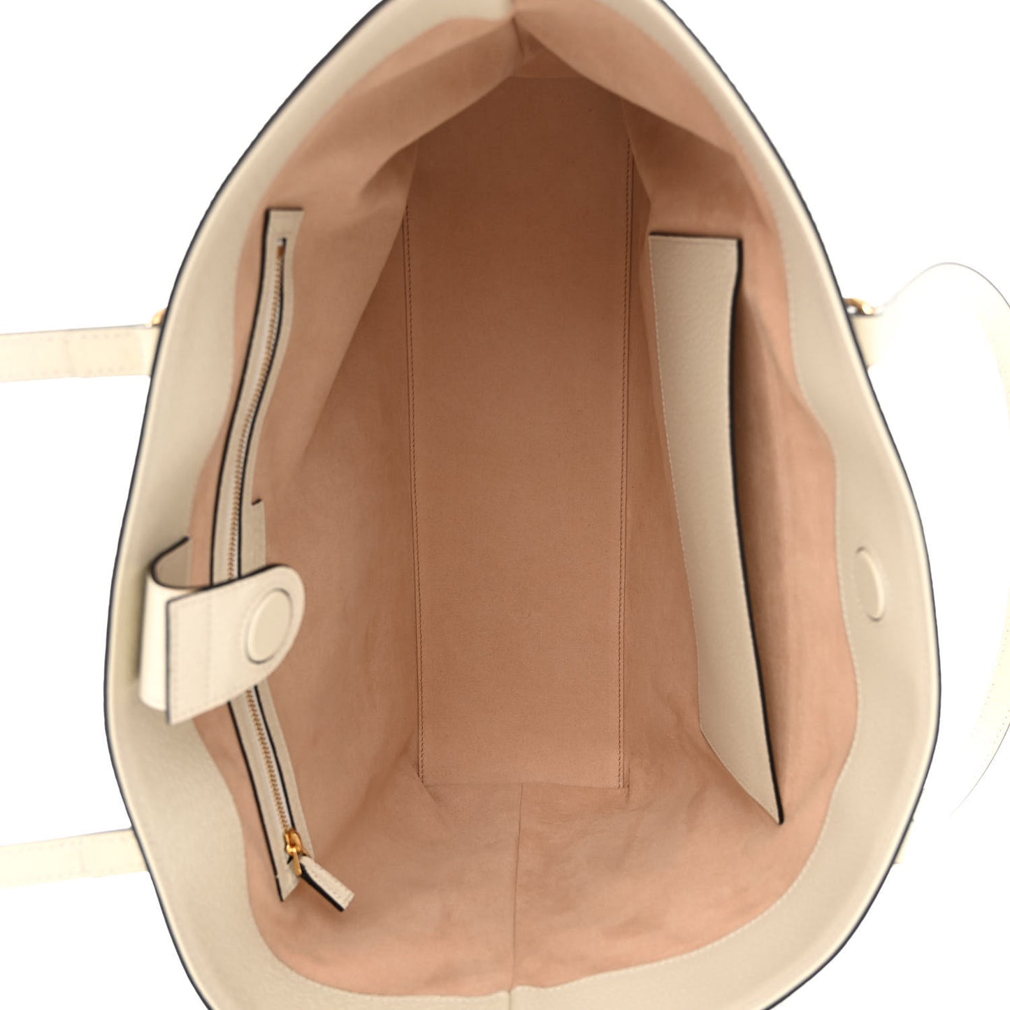 GG Supreme Monogram Textured Dollar Calfskin Web Medium Ophidia Shopping Tote Beige Ebony Mystic White