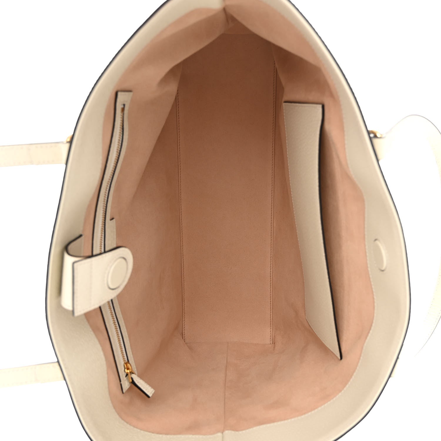 Gucci GG Supreme Monogram Textured Dollar Calfskin Web Medium Ophidia Shopping Tote Beige Ebony Mystic White 5 of 10