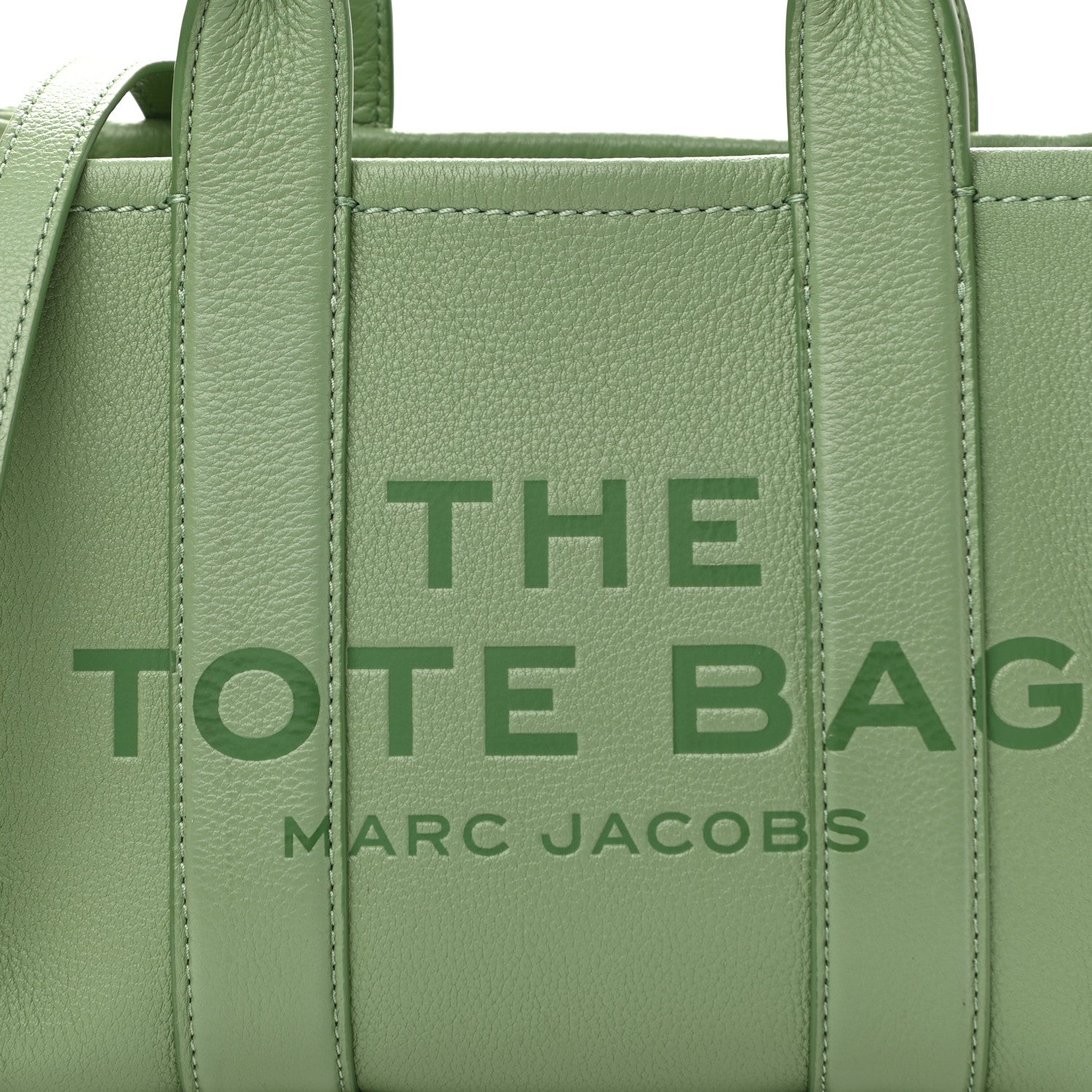 Marc Jacobs Grained Calfskin Small The Tote Bag Aspen Green 8 of 15