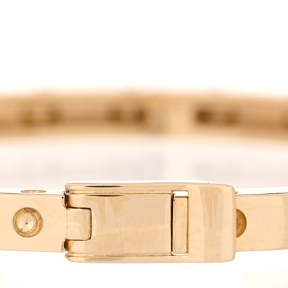 Roberto Coin 18K Rose Gold Symphony Pois Moi Oval Bangle Bracelet 3 of 6