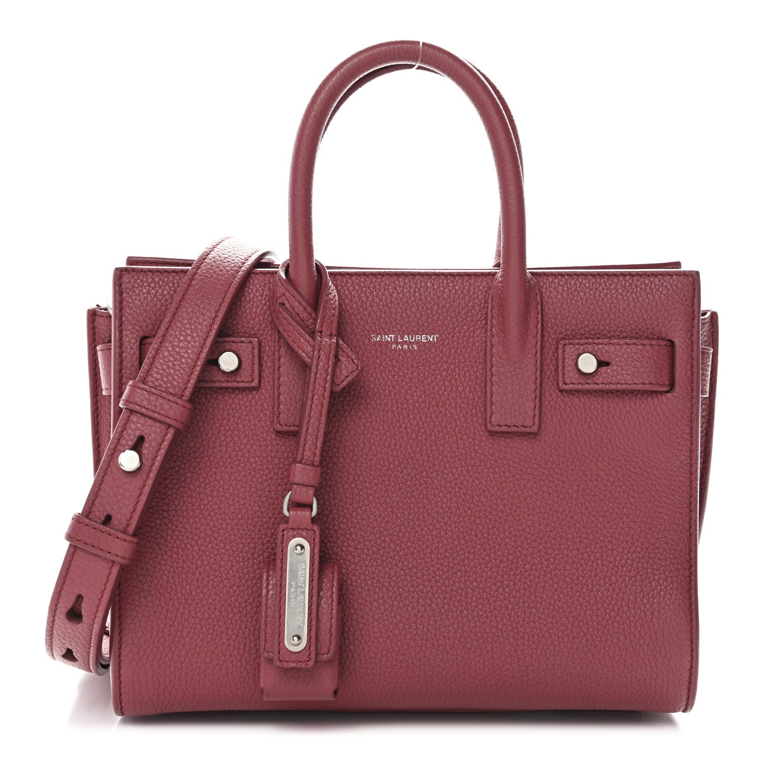 Saint Laurent Grained Calfskin Nano Sac De Jour Souple Mystic Rose 1 of 13