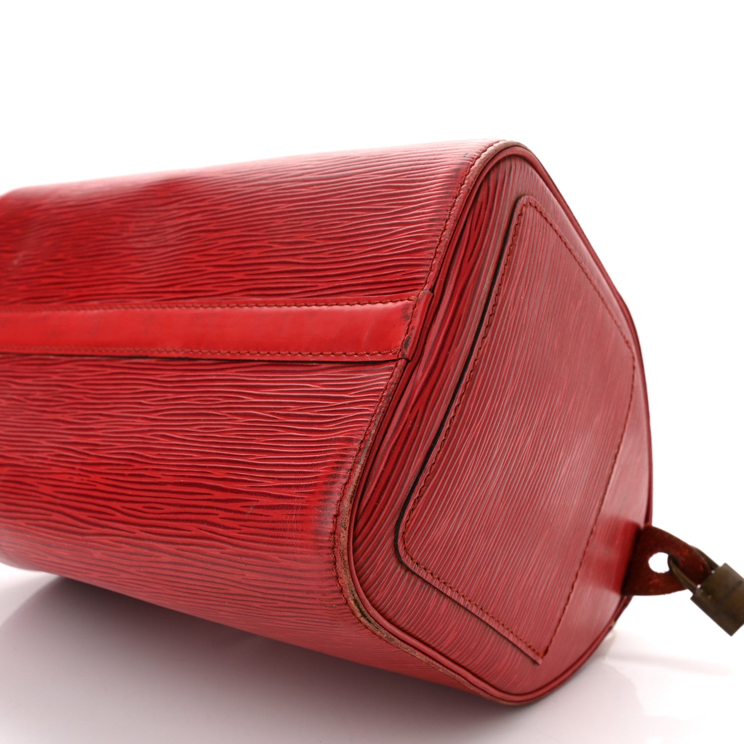 Louis Vuitton Epi Speedy 30 Castillan Red 10 of 14