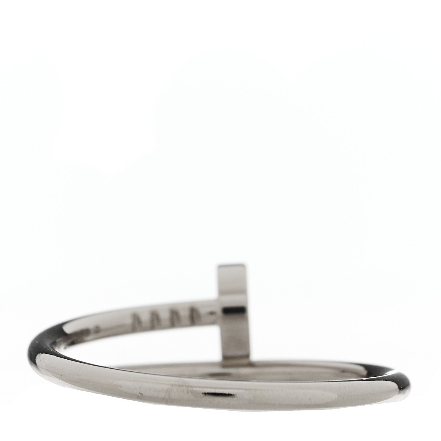 Cartier 18K White Gold Small Juste Un Clou Ring 59 8.75 4 of 6