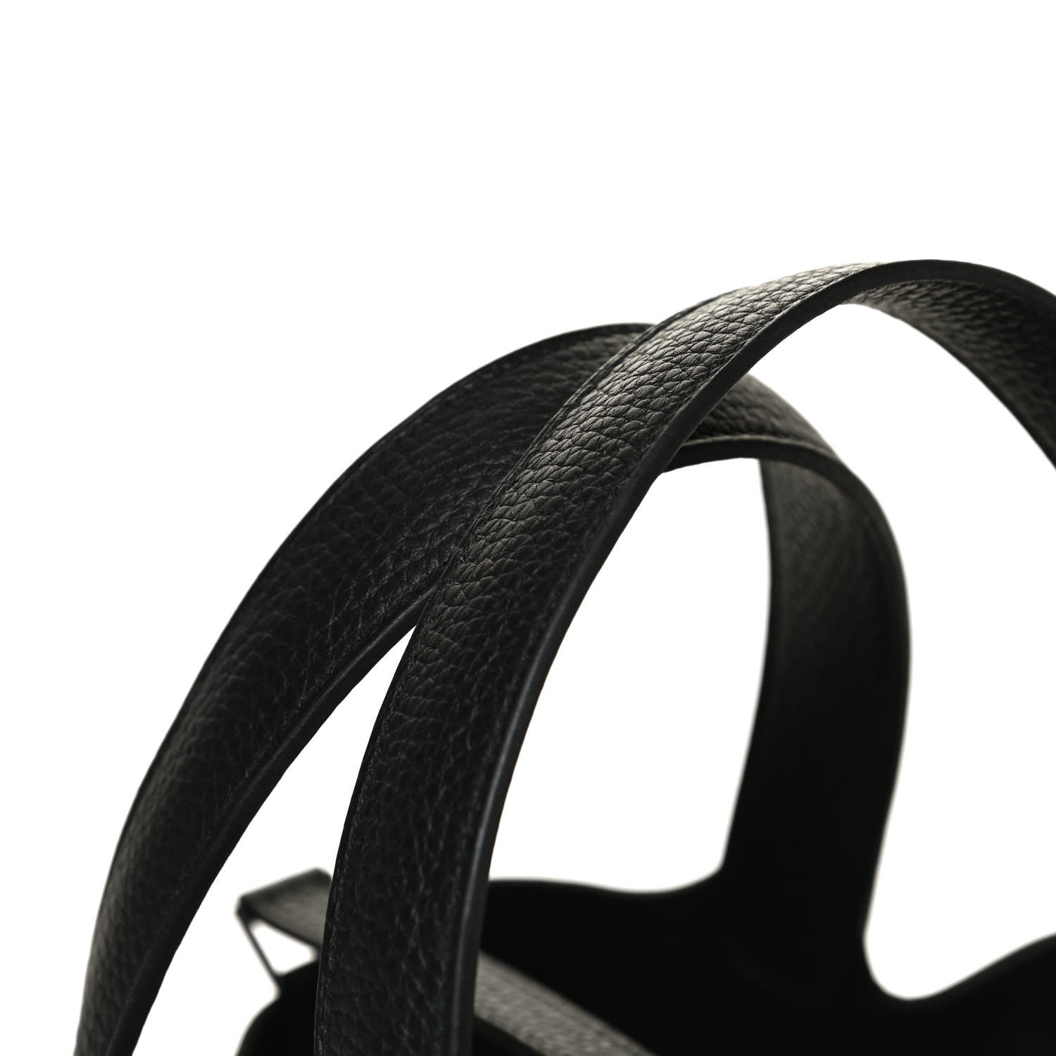 Hermes Taurillon Clemence Monochrome Picotin Lock 22 MM Black 10 of 11