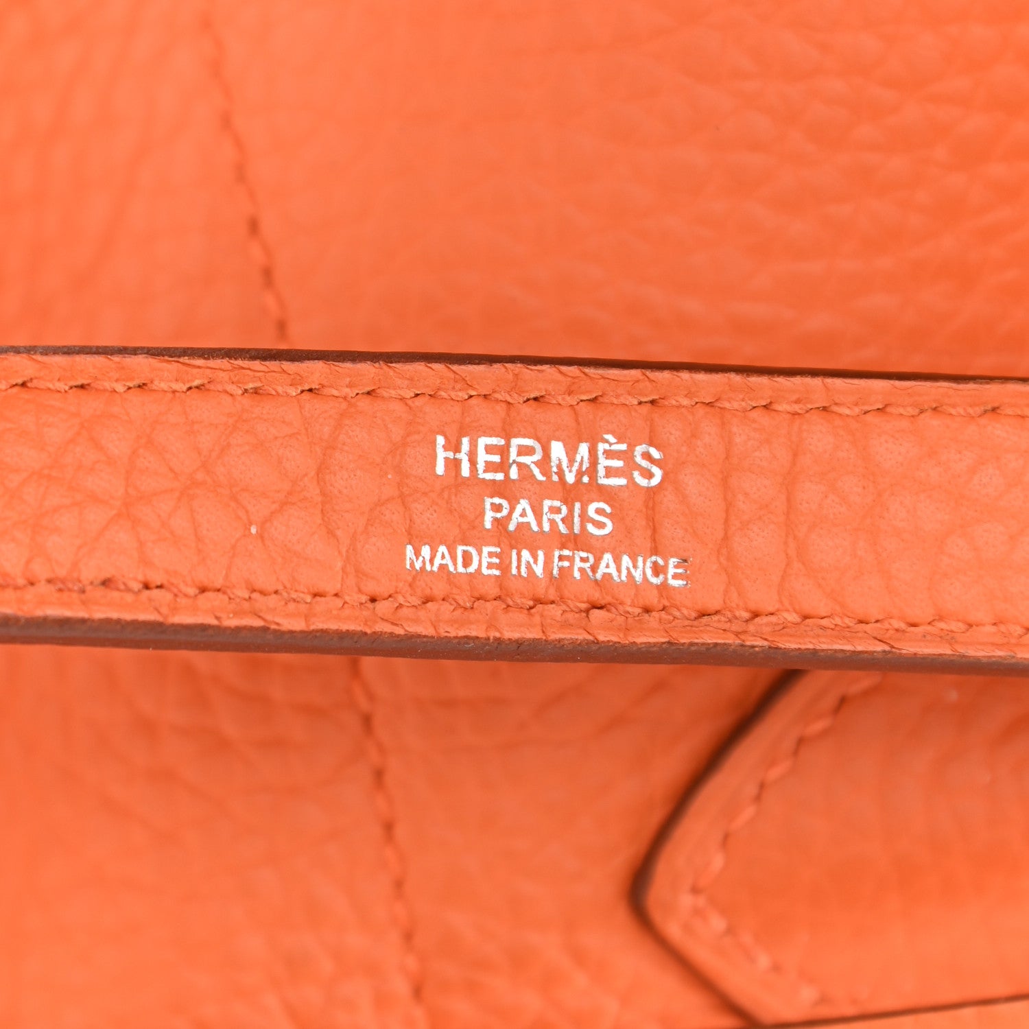 Hermes Taurillon Clemence Bolide 31 Orange 7 of 17