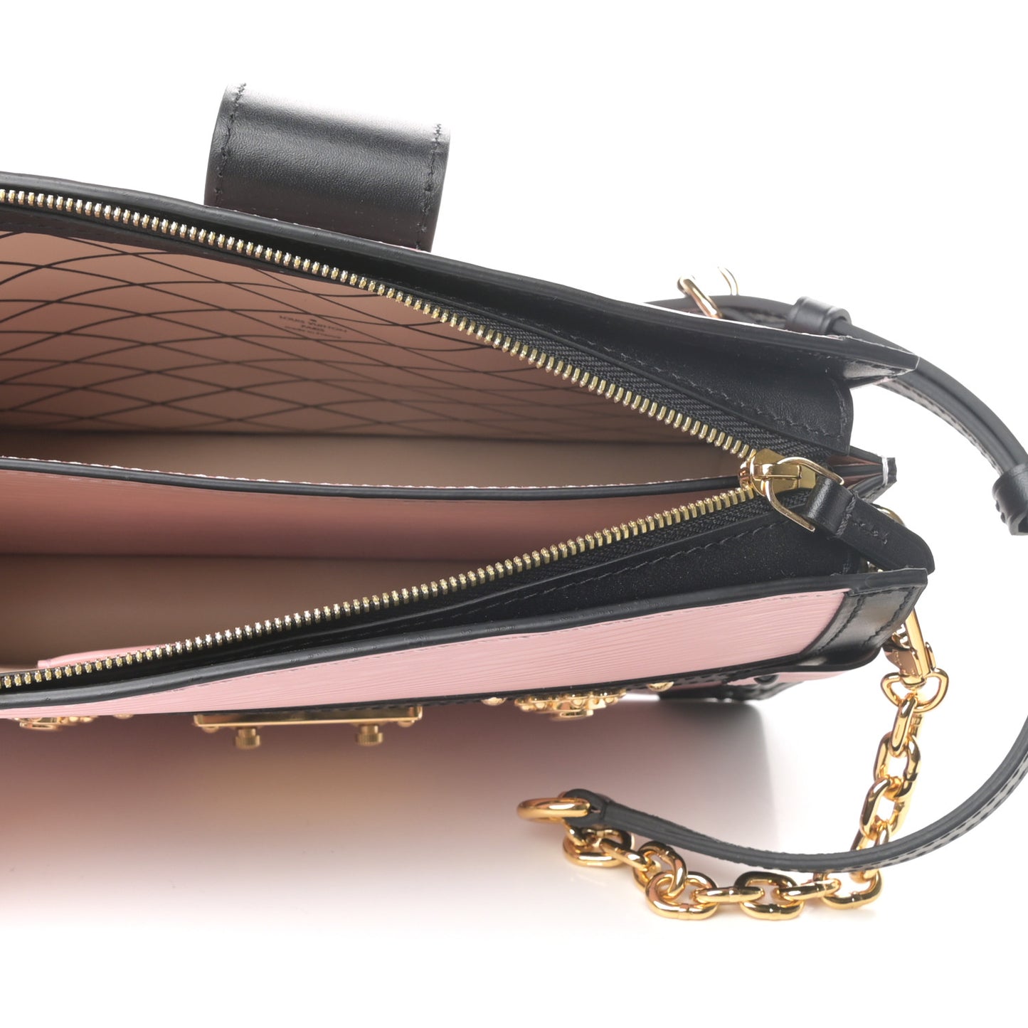 Epi Trunk Clutch Rose Ballerine