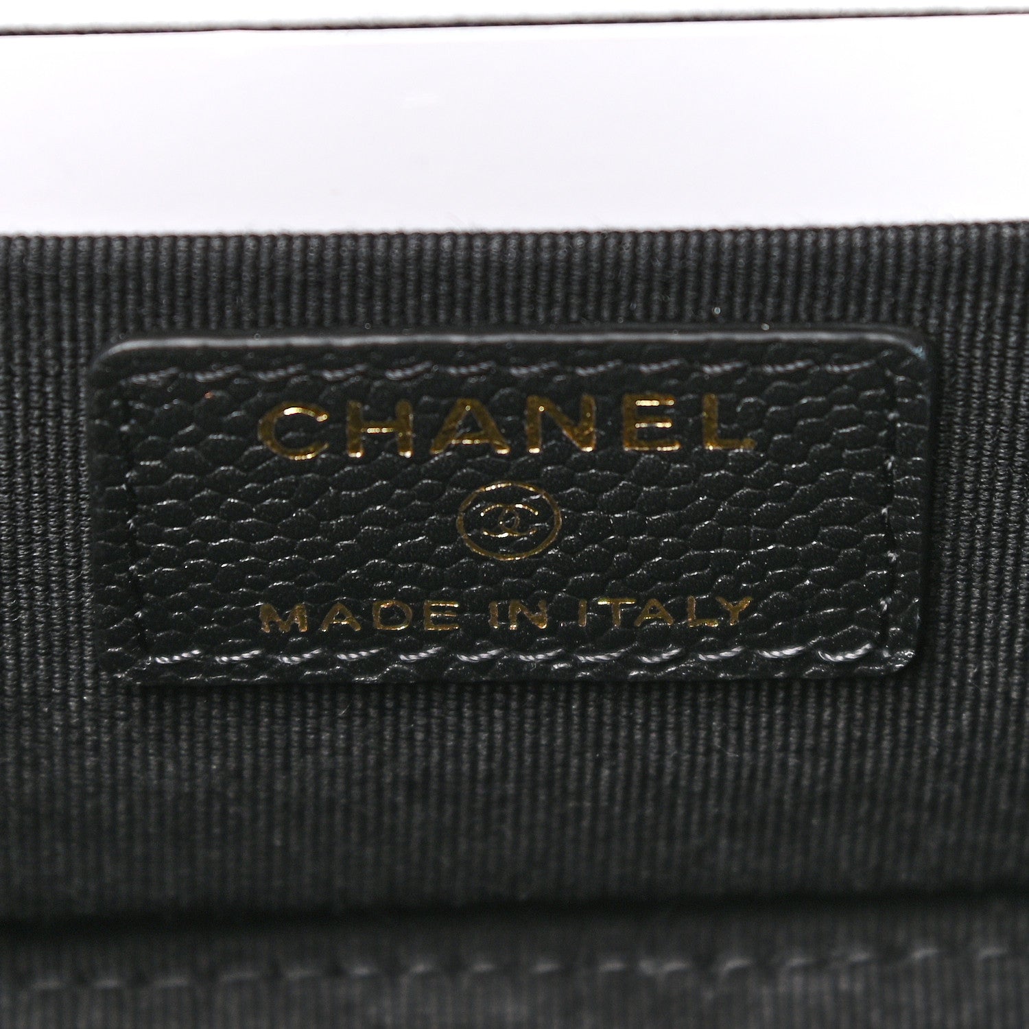 Chanel Caviar Quilted Small Vanity Case With Chain Black 6 of 9