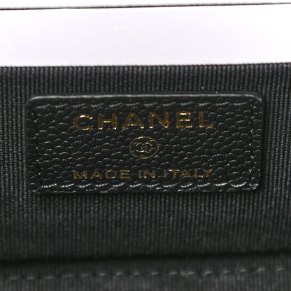 Chanel Caviar Quilted Small Vanity Case With Chain Black 6 of 9