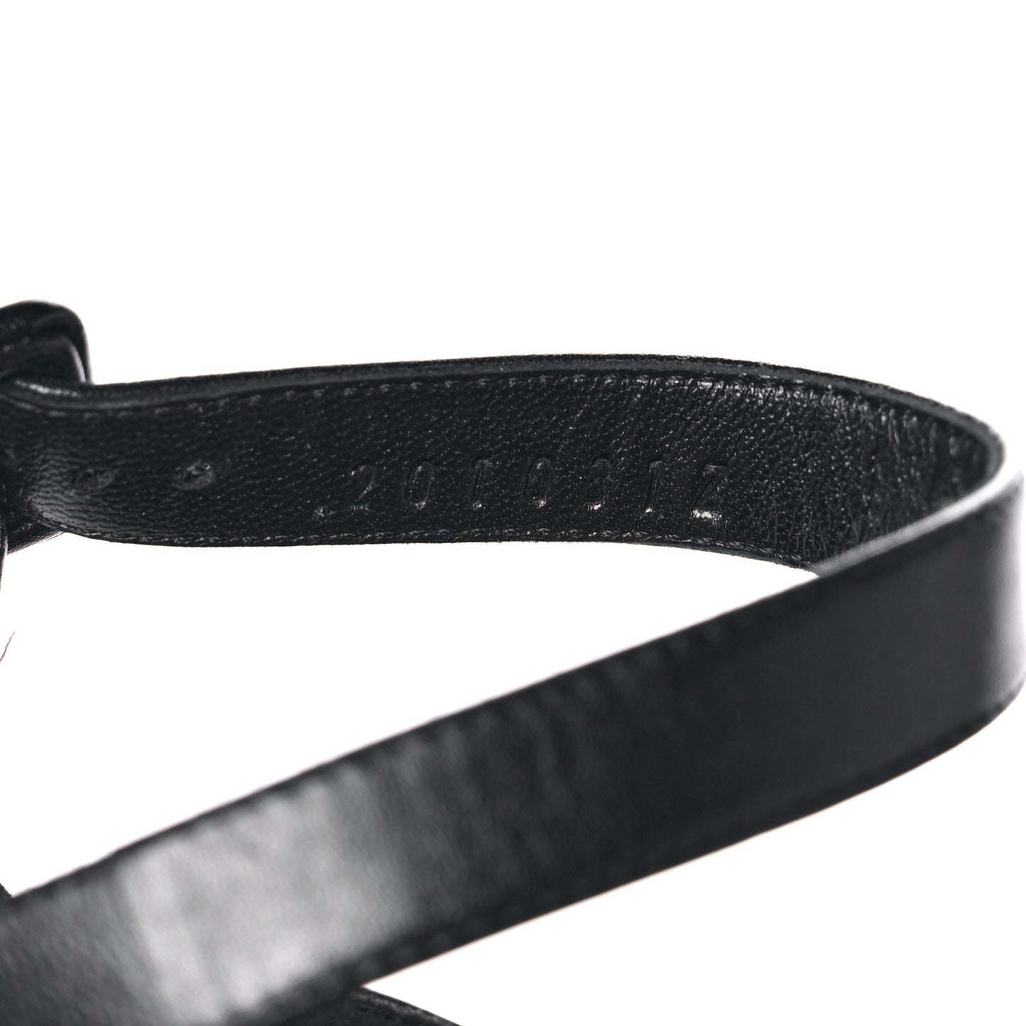 Calfskin Anne Sandals 35 Black