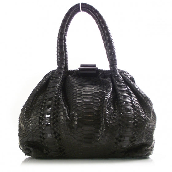 SALVATOREFERRAGAMOPythonLargeFrameSatchel