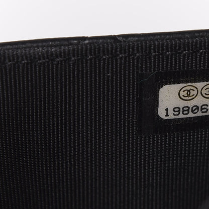 Chanel Lambskin Quilted Wallet On Chain WOC Black 7 of 17