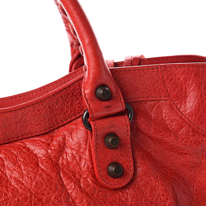 Balenciaga Agneau Classic Hardware City Rouge Coquelicot 10 of 12