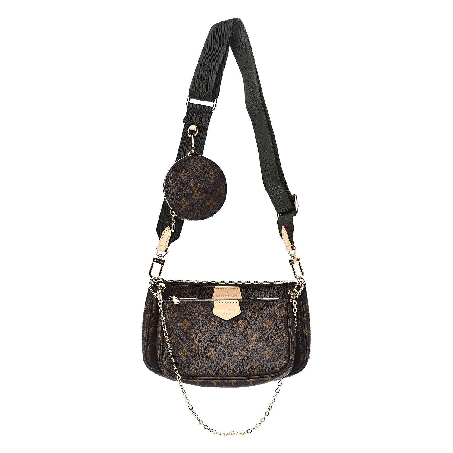 Louis Vuitton Monogram Multi Pochette Accessories Kaki 1 of 13