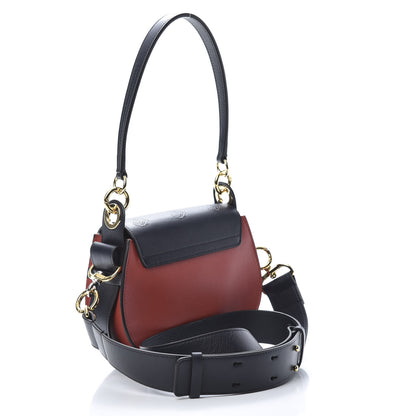 Chloe Calfskin Little Horses Embroidered Baroque Small Tess Bag Earthy Red 3 of 13