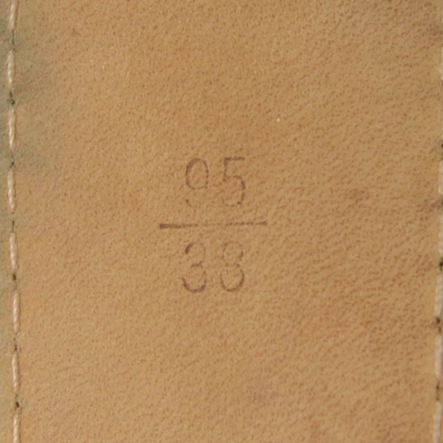 Monogram Dentelle Belt 95 38