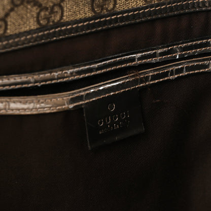 Gucci GG Plus Monogram Web Large Joy Shoulder Bag Metallic 11 of 12