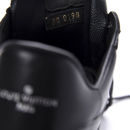 Louis Vuitton Calfskin Damier Graphite Harlem Sneakers 10 Black 10 of 10