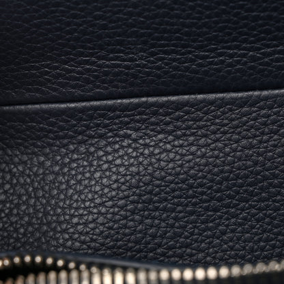 Christian Dior X SHAWN STUSSY Grained Calfskin Printed Mens Saddle Bag Navy Blue 12 of 18