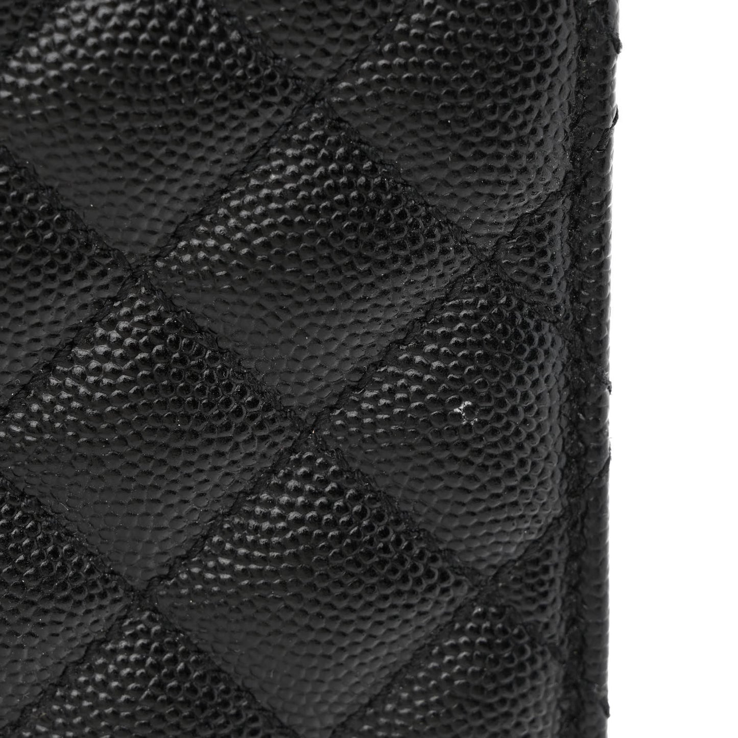 Grain De Poudre Textured Mixed Matelasse Large Triquilt Monogram Monochrome Satchel Black