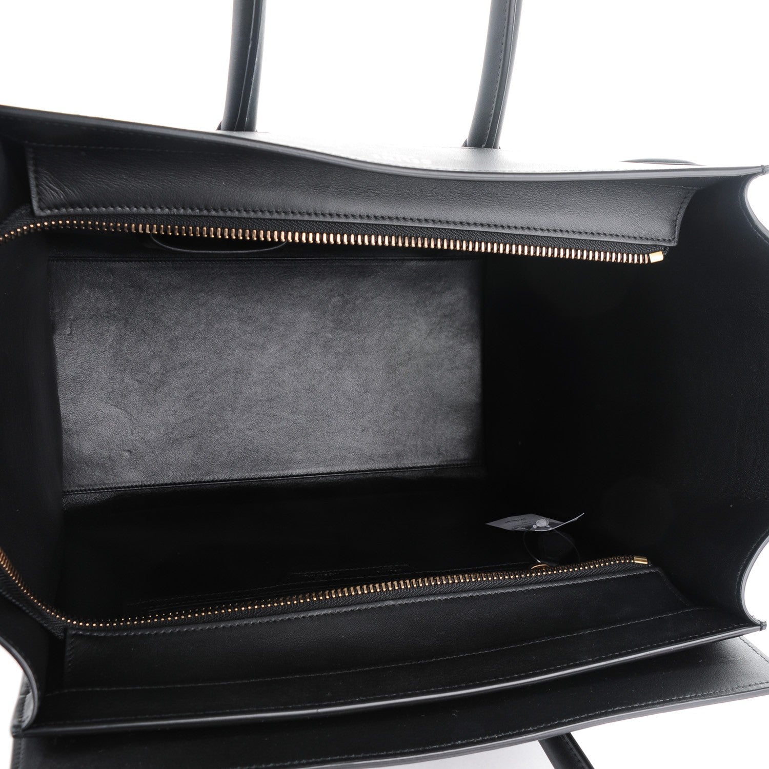 Celine Smooth Calfskin Mini Luggage Black 5 of 7