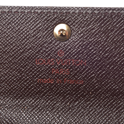 Louis Vuitton Damier Ebene Porte-Monnaie Plat Coin Purse 6 of 9