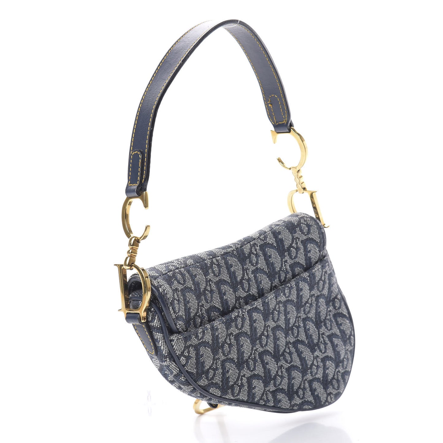 Monogram Mini Saddle Bag Blue